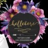 Hellebore Flowers Watercolor